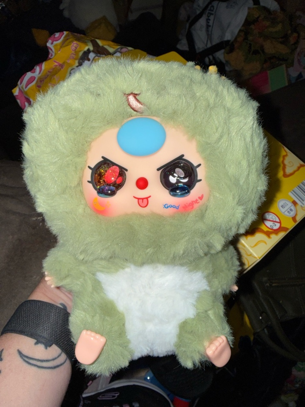 Baby Three Chinese Zodiac - Snake w/ Liquid Glitter Crying Eyes